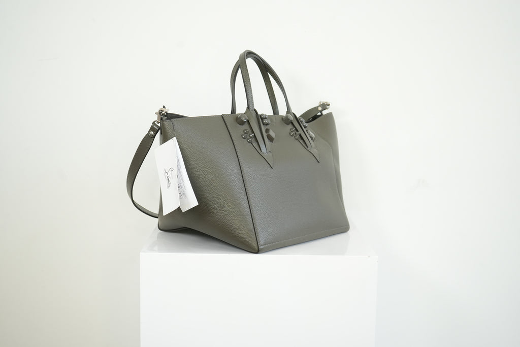 Christian Louboutin Small Cabachic Grey Tote Bag