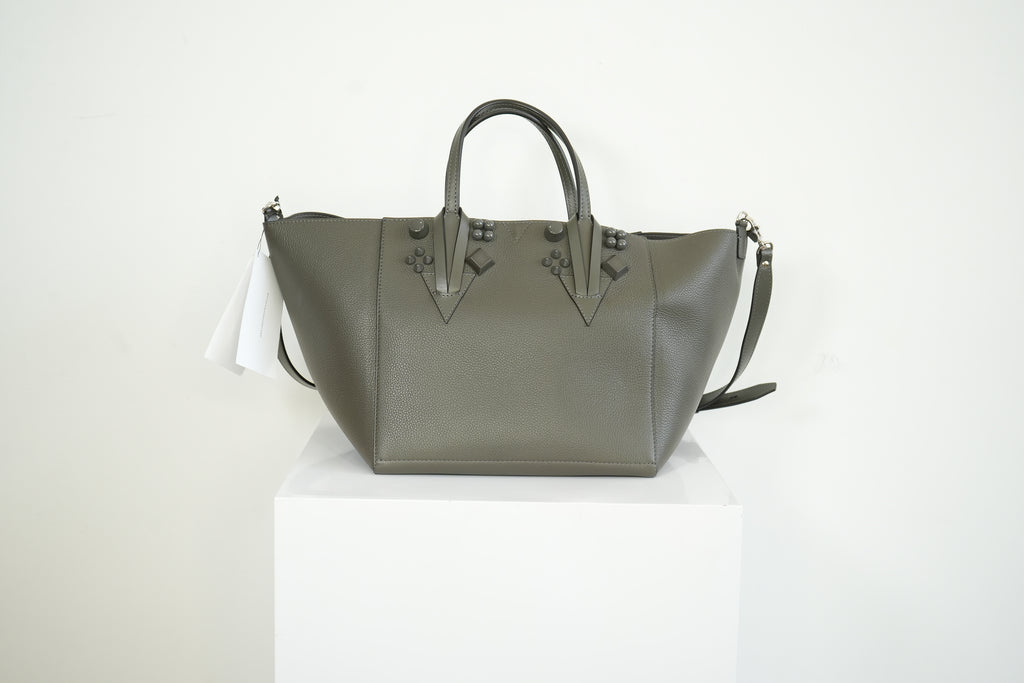 Christian Louboutin Small Cabachic Grey Tote Bag