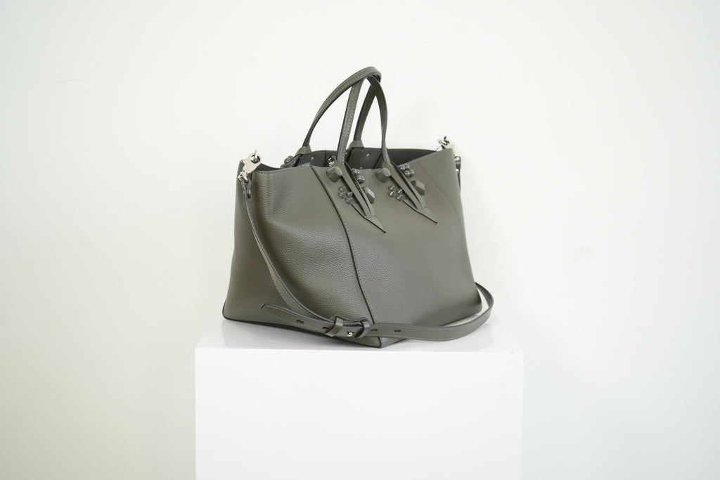 Christian Louboutin Small Cabachic Grey Tote Bag