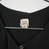 Hermès Black Silk Sleeveless Blouse Made in France