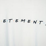 Vetements Garderobe Collection Vetements Friends Logo Tee Shirt White