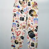 Louis Vuitton Pop Art Junk Print Trousers Pants Jeans
