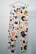 Louis Vuitton Pop Art Junk Print Trousers Pants Jeans