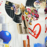 Louis Vuitton Pop Art Junk Print Trousers Pants Jeans