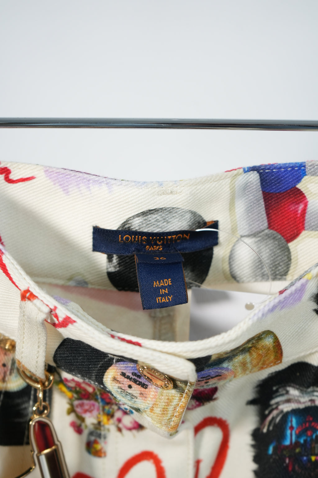 Louis Vuitton Pop Art Junk Print Trousers Pants Jeans