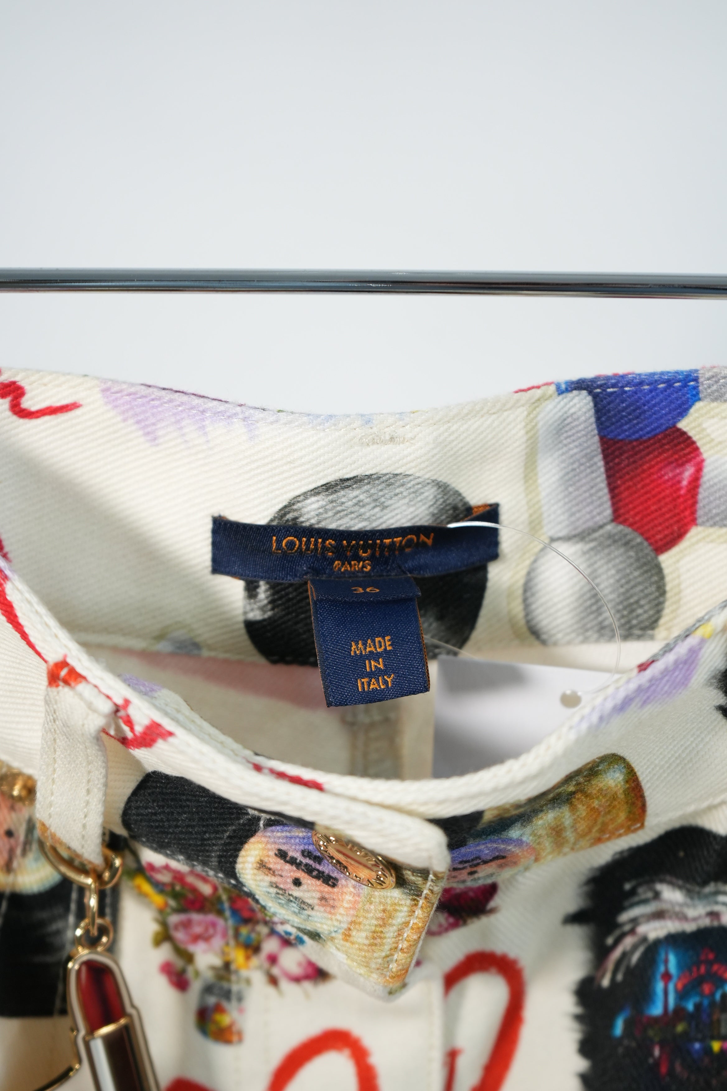 Louis Vuitton Pop Art Junk Print Trousers Pants Jeans