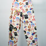 Louis Vuitton Pop Art Junk Print Trousers Pants Jeans