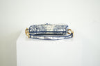 Christian Dior White Saddle Bag "Around the World"