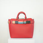 Burberry "The Belt" Tote Bag Red with Dust Bag