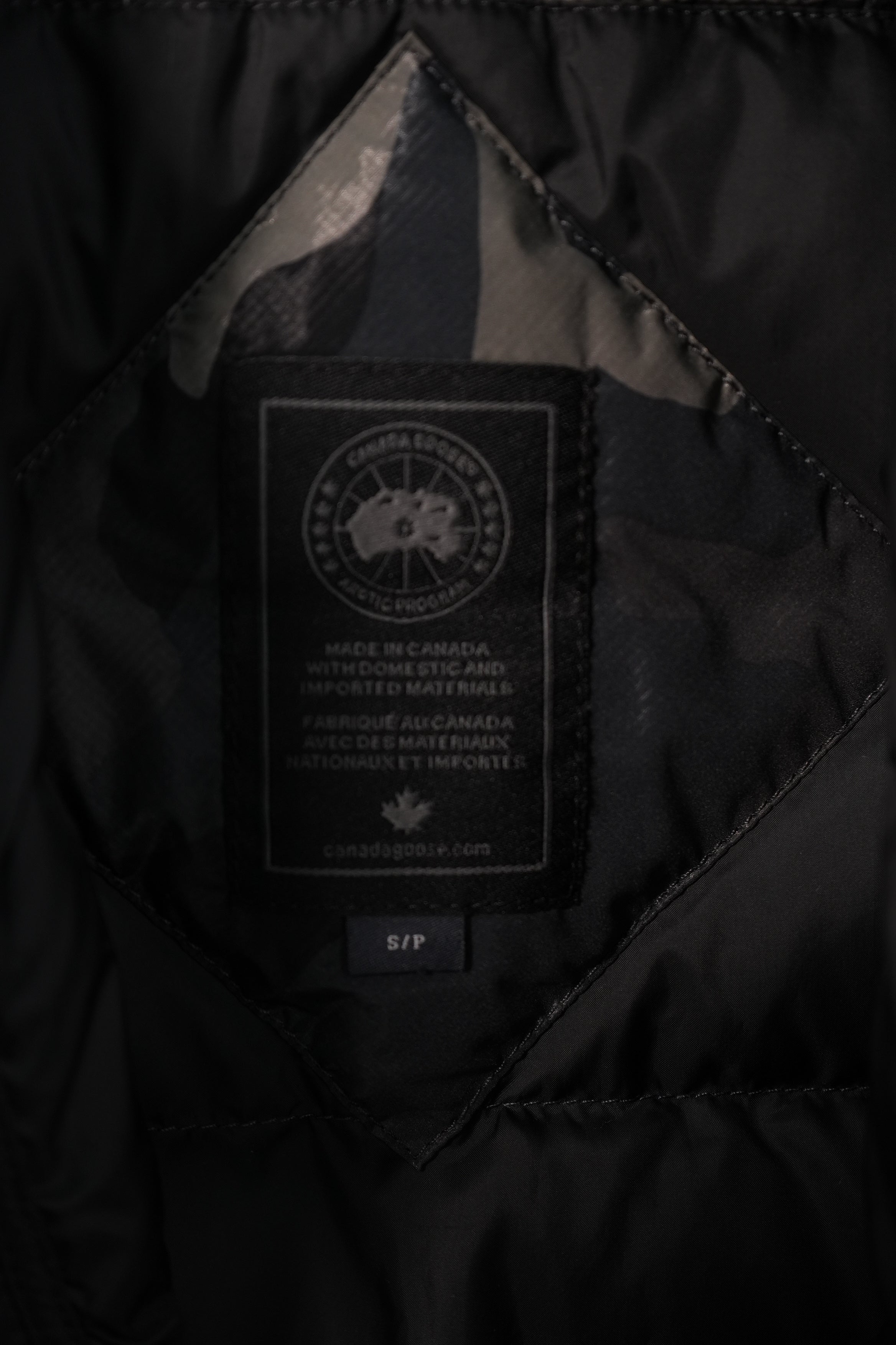 Canada Goose Brookvale Crofton Camo Puffer Down Jacket Size S/P