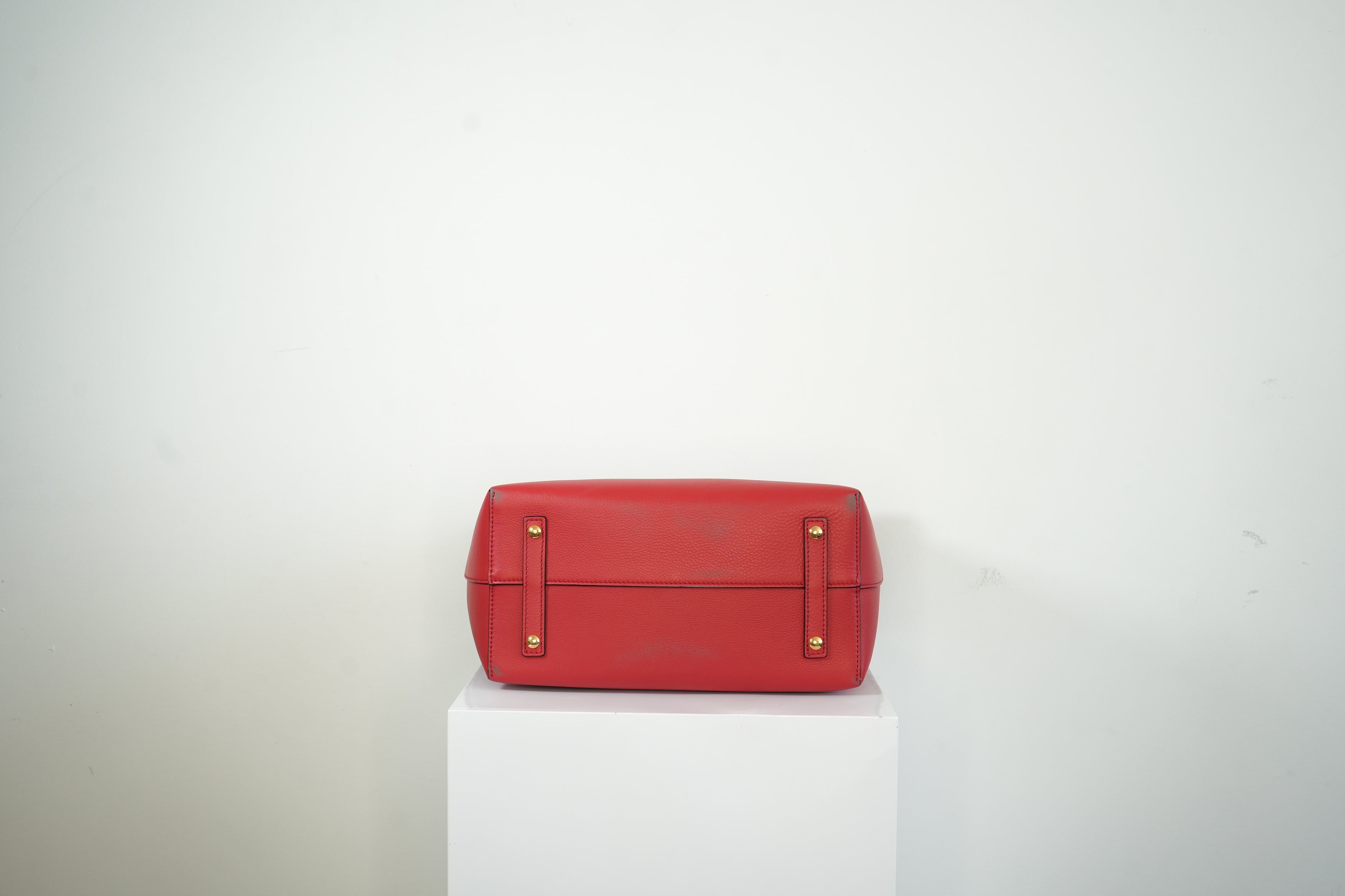 Burberry "The Belt" Tote Bag Red with Dust Bag