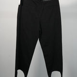 Loewe Leather Stirrup Strap Trouser Black