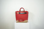Burberry "The Belt" Tote Bag Red with Dust Bag