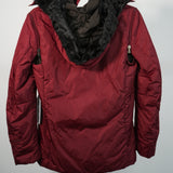 Prada Sport Red Nylon Jacket with Detachable Hood