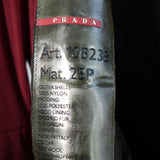 Prada Sport Red Nylon Jacket with Detachable Hood