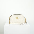 Gucci GG Mini Marmont White, Full Set
