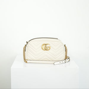 Gucci GG Mini Marmont White, Full Set