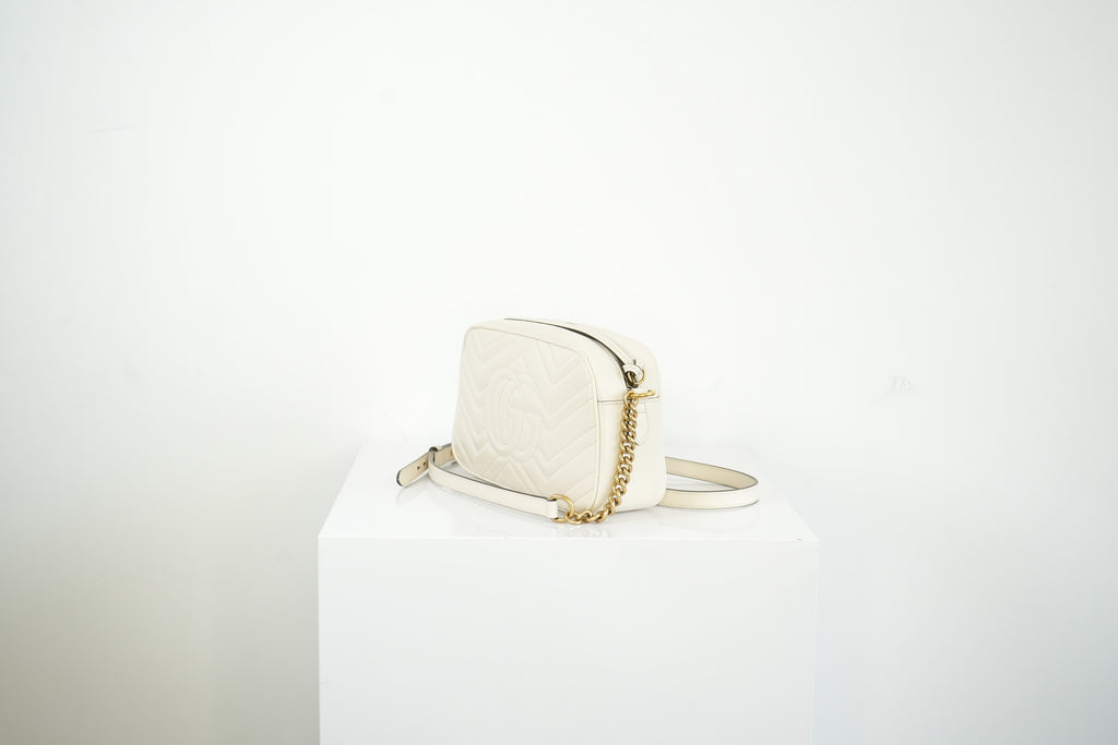 Gucci GG Mini Marmont White, Full Set