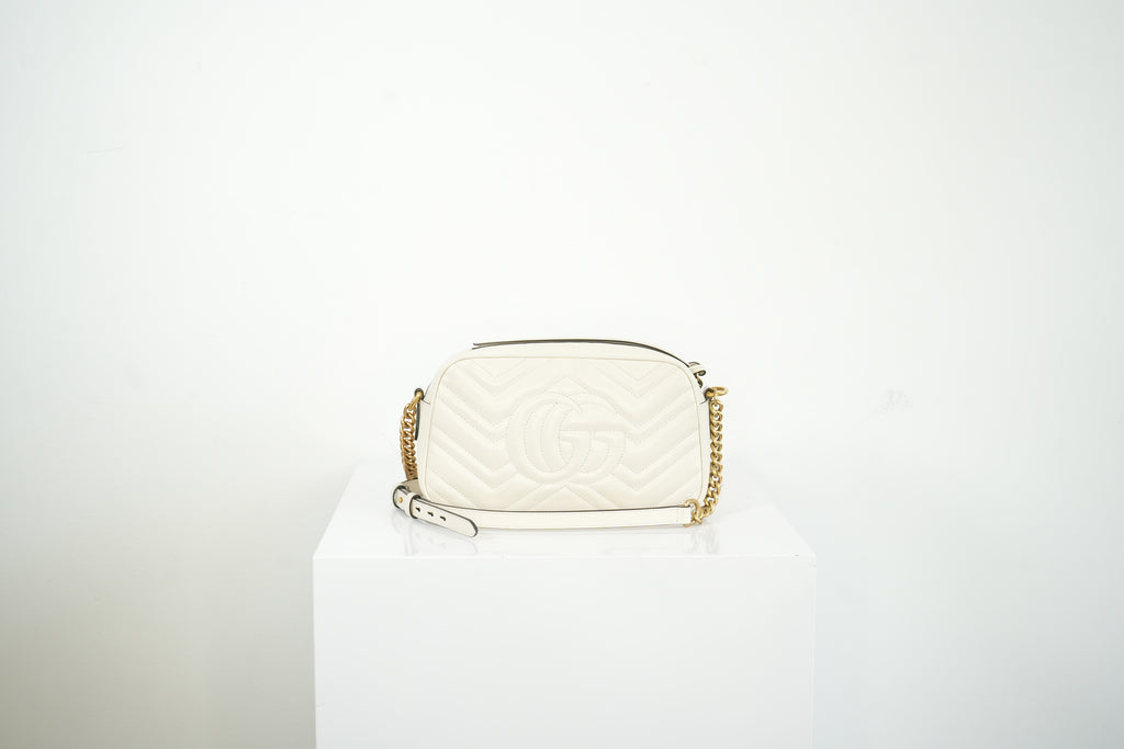 Gucci GG Mini Marmont White, Full Set