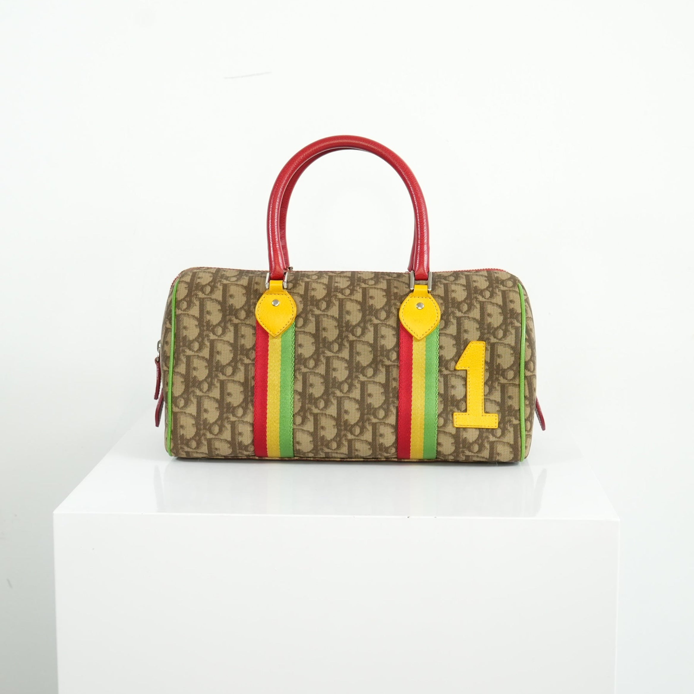 Christian Dior Monogram Rasta Boston Handbag