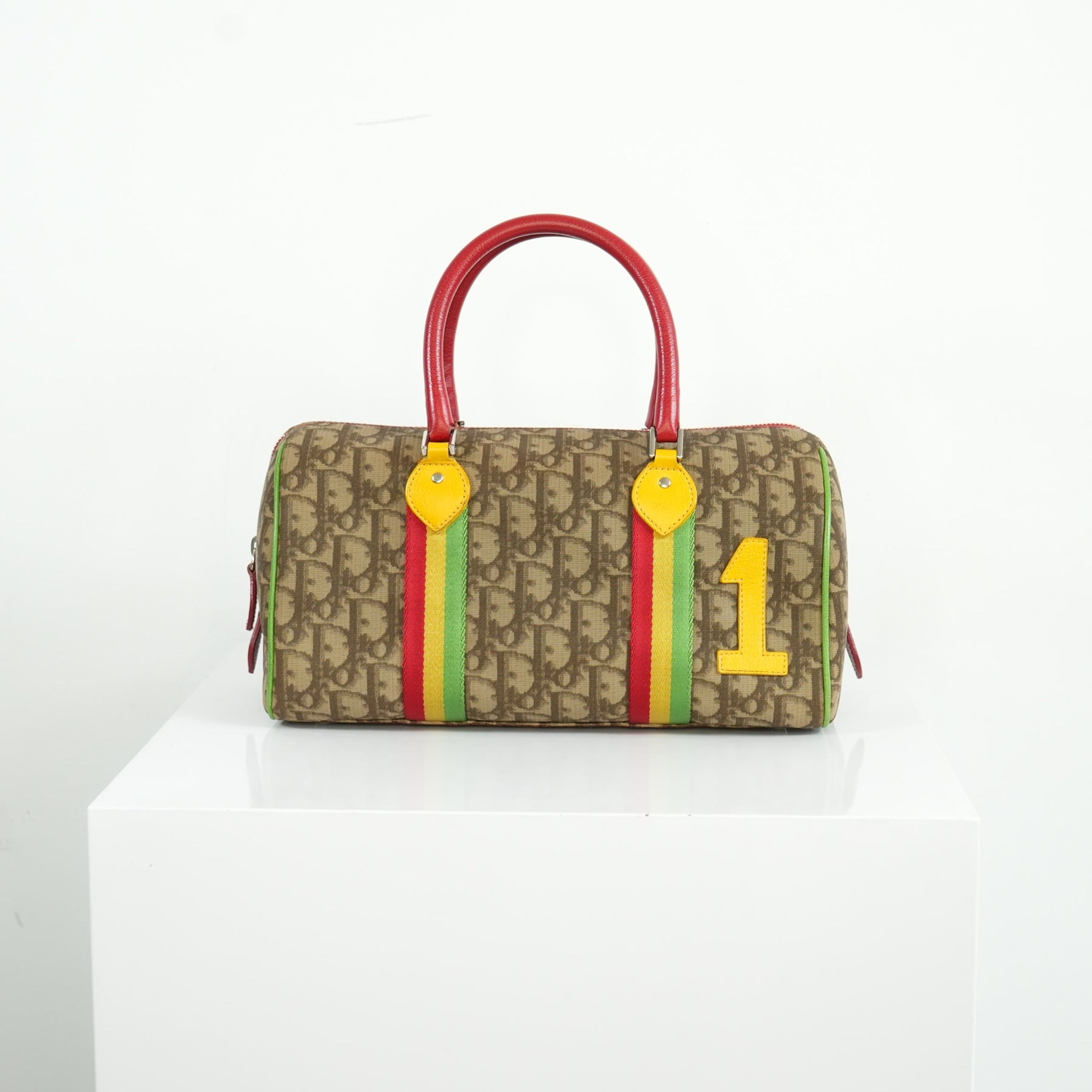 Christian Dior Monogram Rasta Boston Handbag