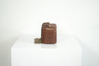 Chanel Classic brown raffia Vanity with chain (full set)