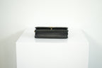 Chanel 19 Black Quilted Lambskin Wallet On Chain