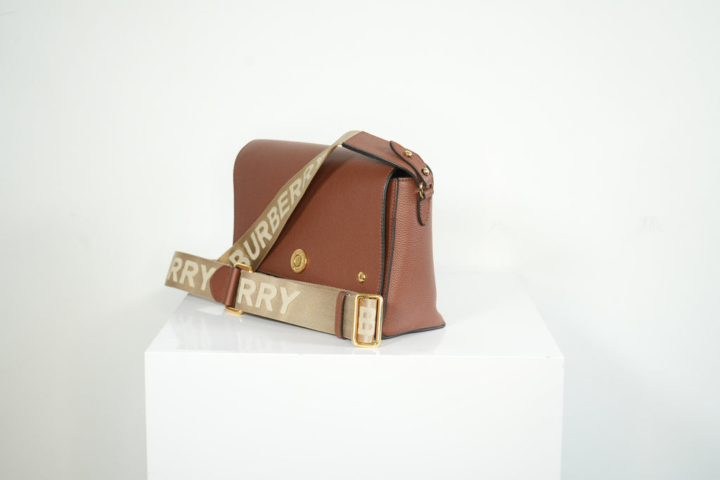 Burberry Tan Calfskin Vintage check note
