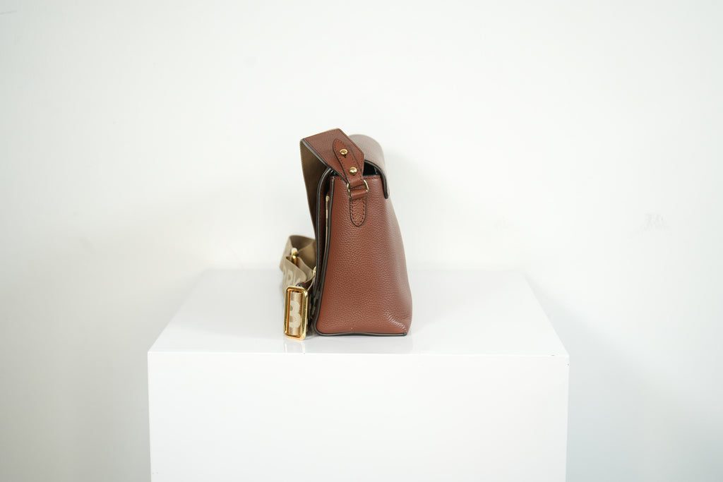 Burberry Tan Calfskin Vintage check note