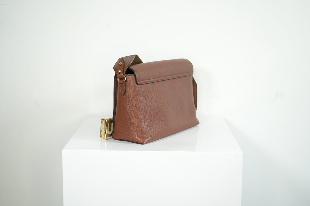 Burberry Tan Calfskin Vintage check note