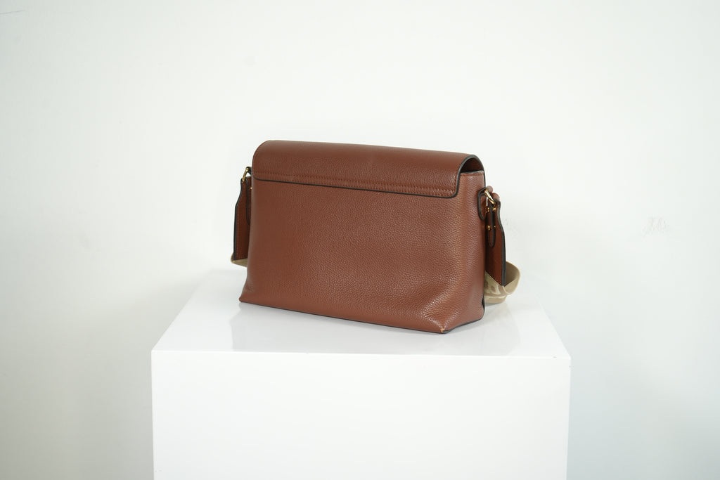 Burberry Tan Calfskin Vintage check note