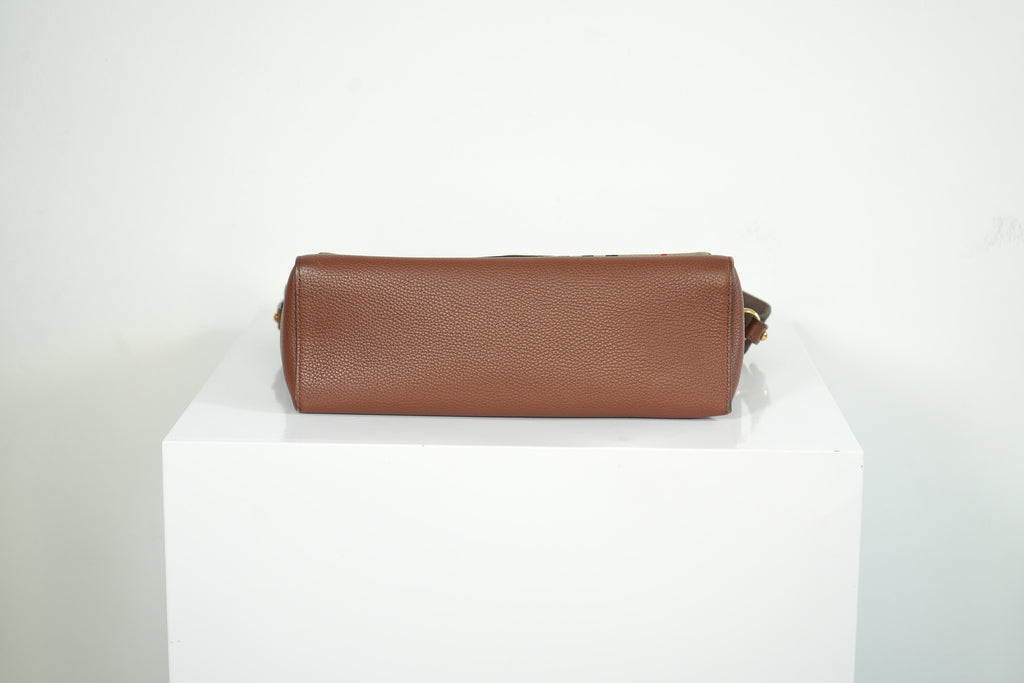 Burberry Tan Calfskin Vintage check note