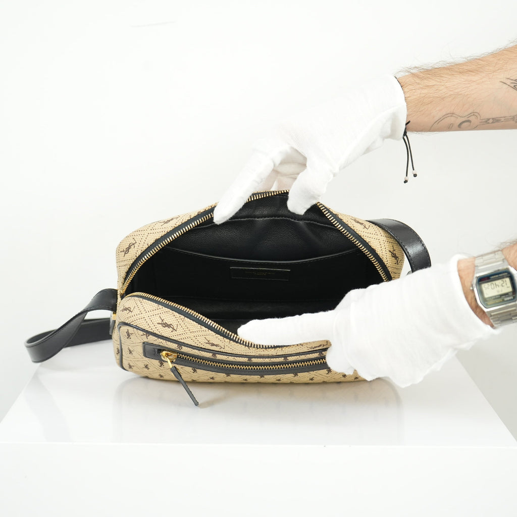 Saint Laurent Monogram All Over Camera Bag