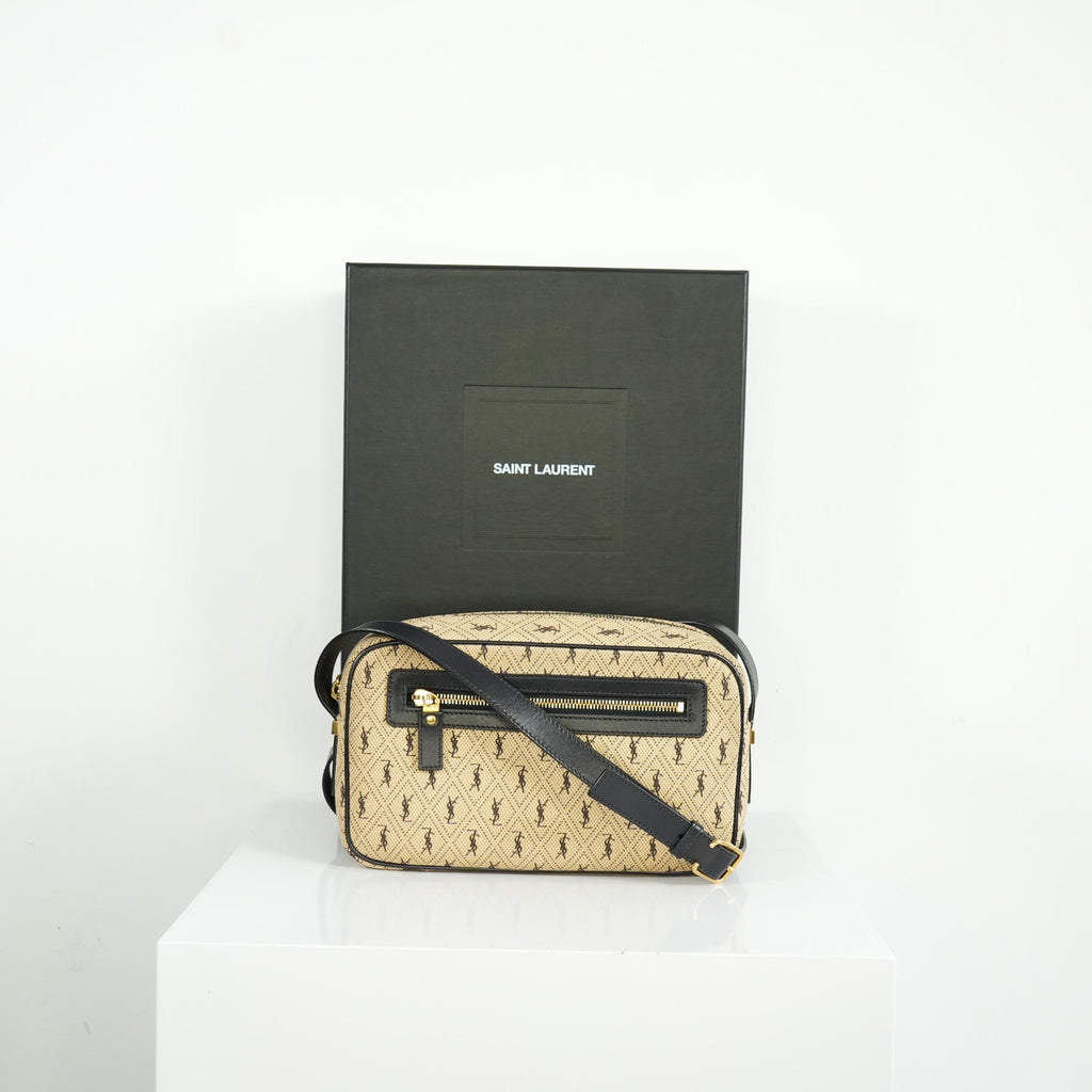 Saint Laurent Monogram All Over Camera Bag
