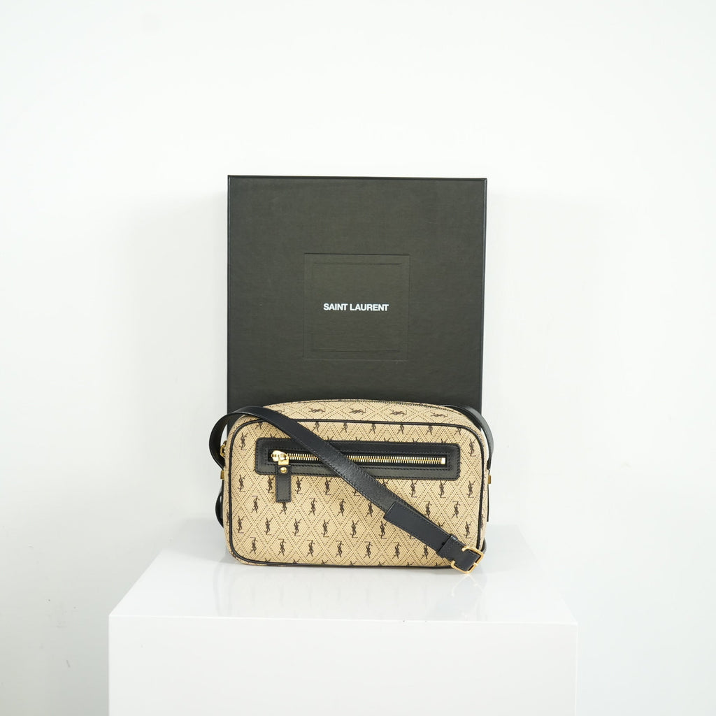 Saint Laurent Monogram All Over Camera Bag
