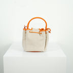 Burberry Canvas TB Drawstring Bucket Bag