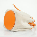 Burberry Canvas TB Drawstring Bucket Bag