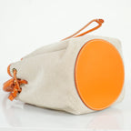 Burberry Canvas TB Drawstring Bucket Bag