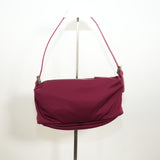 Fendi Nylon Accessory Pouch Bordeaux Bag