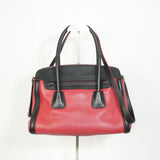 Prada 2 Way Black and Red Handbag Bag