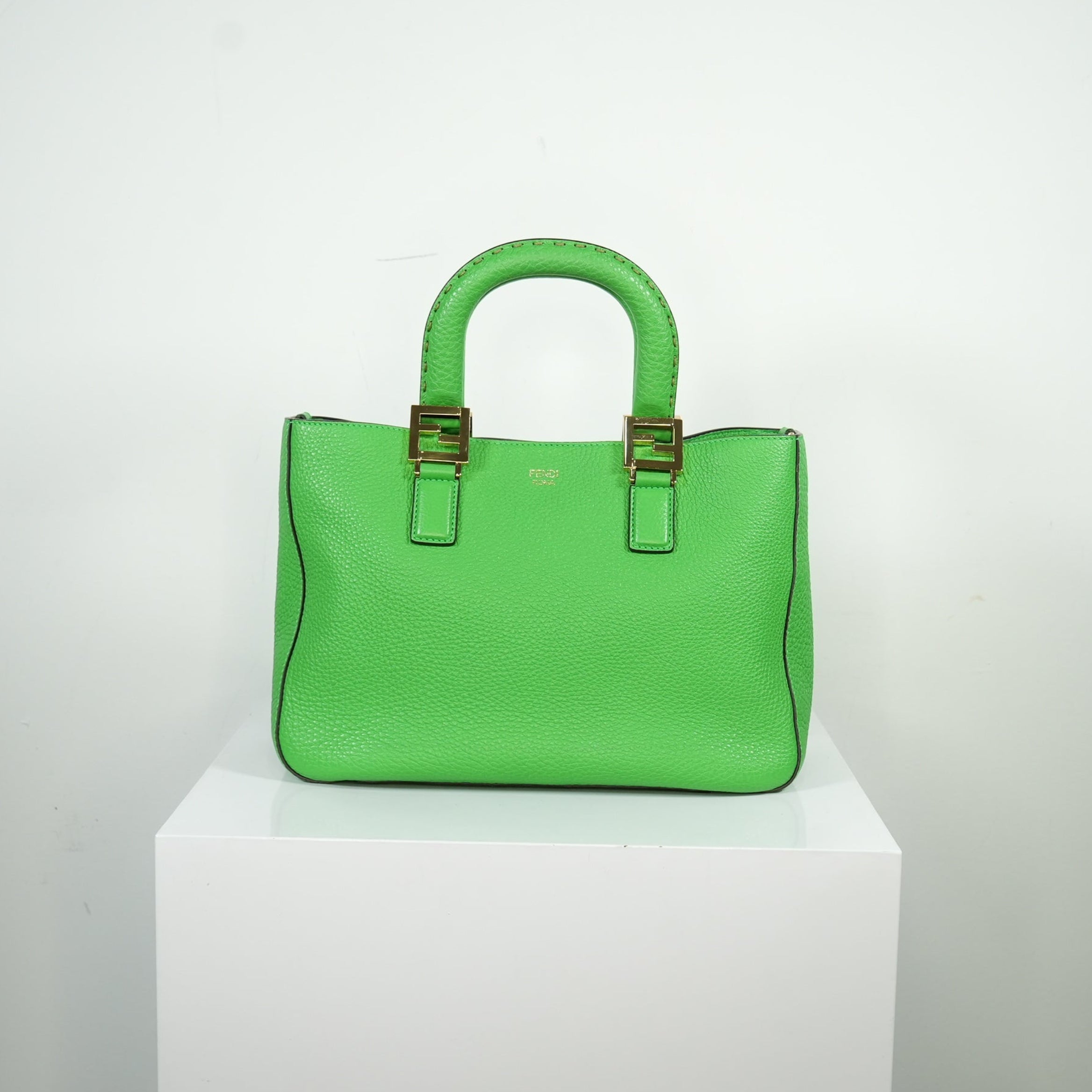 Fendi Green Small Gloria Tote Bag
