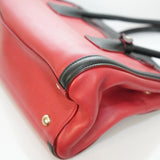 Prada 2 Way Black and Red Handbag Bag