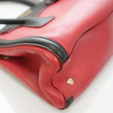 Prada 2 Way Black and Red Handbag Bag