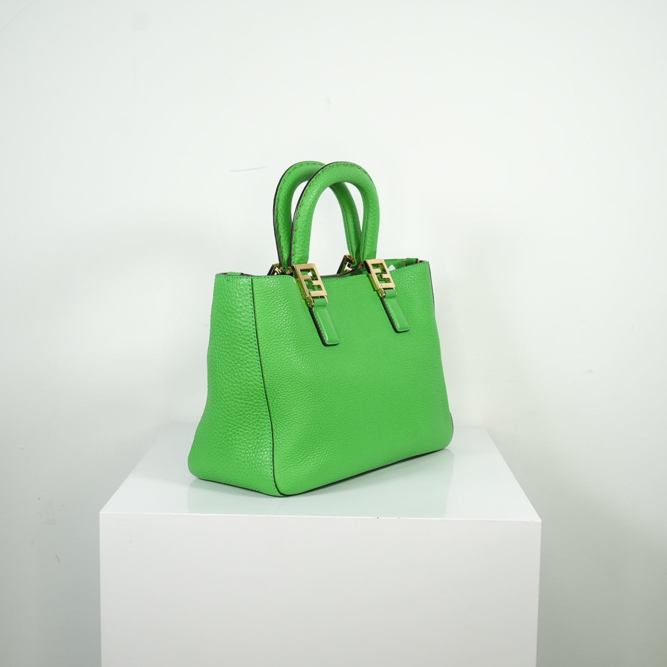 Fendi Green Small Gloria Tote Bag