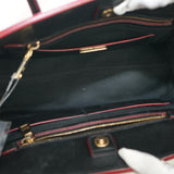 Prada 2 Way Black and Red Handbag Bag