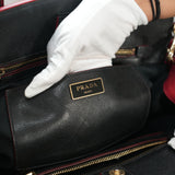 Prada 2 Way Black and Red Handbag Bag