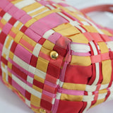 Prada Tessuto Nylon Woven Multicolor Bag
