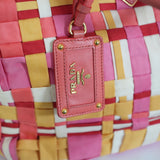 Prada Tessuto Nylon Woven Multicolor Bag