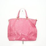 Prada 2 Way Bag Shoulder Pink Leather