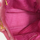 Prada 2 Way Bag Shoulder Pink Leather
